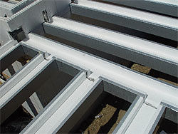 شوت انفجار الألومنيوم رش PLC EPS سقف آلة