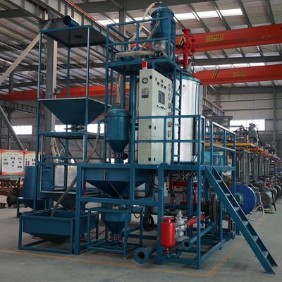 شوت انفجار الألومنيوم رش PLC EPS سقف آلة
