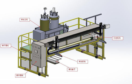 PLC 4000g/min آلة لوحة عسل الألومنيوم